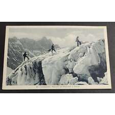 Cartolina courmayeur alpinisti usato  Alessandria
