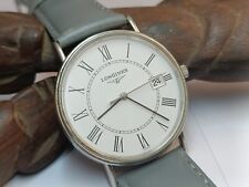 Longines Presence Quarzo Quadrante Bianco L4.720.4 Svizzero UOMO Completo Lavoro for sale  Shipping to South Africa