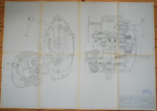 Used, Original construction drawing puch engine motorcycle 175 SV for sale  Shipping to South Africa