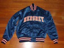 VINTAGE HERSHEY TROJAN HIGH SCHHOL SATIN MEDIUMWEIGHT JACKET MENS 44 EXCELLENT for sale  Shipping to South Africa