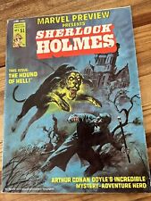Marvel Preview #5,6 (1975/1976) y DC Sherlock Holmes #1 ¡BAJO GRADO PERO DECENTE! segunda mano  Embacar hacia Argentina
