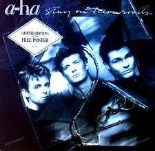 a-ha - Stay On These Roads LP + Innerbag, pôster (VG+/VG).* comprar usado  Enviando para Brazil