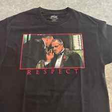 Camiseta Godfather Mafia Respect DGK Para Hombre Grande Algodón Negro Gángster Años 70 De Colección segunda mano  Embacar hacia Argentina