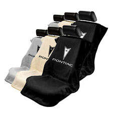 Seat Armour Set of 2 Cloth Seat Cover Towels fit for Pontiac - Pontaic Logo for sale  Shipping to South Africa