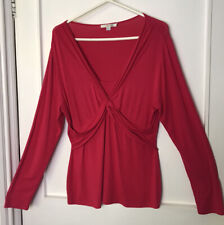 BODEN Pink Twist Front Long Line Jersey Top UK Size 18 for sale  Shipping to South Africa