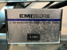 K7 AUDIO CASSETTE TAPE MC - EMITAPE EMI C90 Magnetic Recording - Made In England, usado comprar usado  Enviando para Brazil