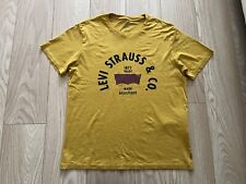 Levi mustard tshirt for sale  SHEFFIELD