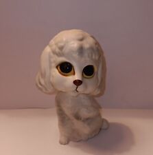 Estatueta Lefton cinza e branco francês poodle olhos tristes cachorro H6863 Japão 3 1/2" comprar usado  Enviando para Brazil