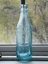 ANTIQUE Early 1900s Coca Cola Straight Side Aqua Blue Bottle Bubbles Norfolk, VA, used for sale  Shipping to South Africa