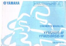 Yamaha yfm250r yfm250rse for sale  MANSFIELD