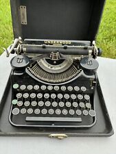 Vintage 1935 UNDERWOOD Universal Portable Typewriter, 4 Bank Keys, with Case for sale  Shipping to South Africa
