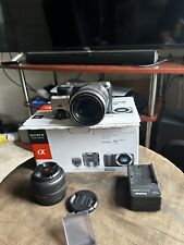Câmera Digital Sony Alpha NEX-C3 16.2 MP - Prata (Kit com Lente 16mm) comprar usado  Enviando para Brazil