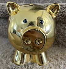 Ceramic gold piggy for sale  Windsor