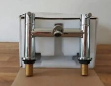 Modern Chrome Bathroom Twin Taps Bath Filler Mixer Tap, used for sale  Shipping to South Africa