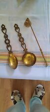 Two brass spoons for sale  SMETHWICK