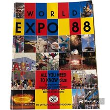 Programa oficial de recuerdos de la Exposición Mundial 88 Brisbane Australia 1988 + mapa guía segunda mano  Embacar hacia Argentina