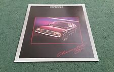 Chevrolet citation brochure for sale  DONCASTER
