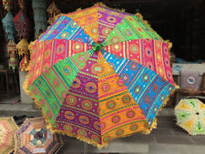 Used, Indian Handmade Sun Parasol Decorative Garden Umbrella Sequence Restaurant Patio for sale  Shipping to South Africa