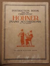 Livro de instruções vintage para partituras de acordeões cromáticos para piano Hohner comprar usado  Enviando para Brazil