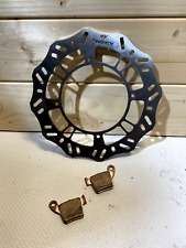 Honda CR250R 2002-2007 Front Brake Disc Rotor with Brakepads, used for sale  Shipping to South Africa