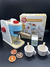Playtive Wooden Coffee Machine Role Play Toy Food Playset Pretend Kitchens Cafe for sale  Shipping to South Africa