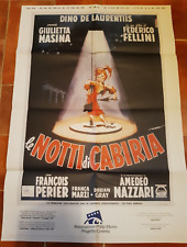 Notti cabiria poster usato  Garlasco