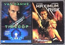 DVD Jean-Claude Van Damme Timecop 1994/Risk Maximum 1996 recurso duplo comprar usado  Enviando para Brazil