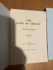 Laws cricket mcc for sale  ST. ALBANS