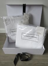 2 THE WHITE COMPANY QUILTED WHITE COT BED PILLOW PROTECTOR PROTECTORS 35 X 58CM for sale  Shipping to South Africa