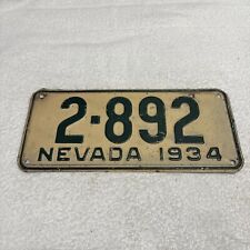 1934 nevada license for sale  Shipping to Ireland