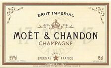 Etiquette champagne moet d'occasion  Toulon-