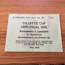 Gillette cup semi for sale  HALESOWEN