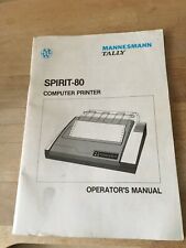 Printer manual spirit for sale  LONDON