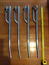 VINTAGE ART DECO CHROME KITCHEN TABLE LEGS 28" LONG 101723f for sale  Shipping to South Africa