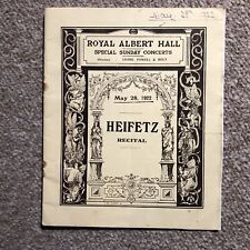 Jascha heifetz 1922 for sale  FAREHAM
