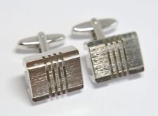 MEN MASSIVE STEEL CUFFLINKS for sale  Shipping to South Africa