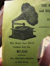 1913 phonograph record for sale  San Francisco