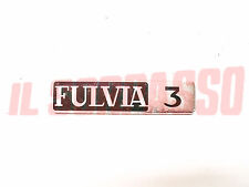 Letras Friso Revestimiento Trasero Lancia Fulvia Coupe 3 IN Aluminio, usado comprar usado  Enviando para Brazil