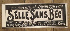 Antique advertising beakless d'occasion  Expédié en Belgium