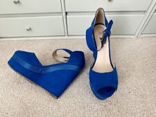 Cobalt blue wedges for sale  EPSOM