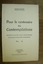 Heugel centenaire contemplatio d'occasion  Dinan