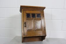 Antique Wooden Wall Cabinet Bathroom Cabinet Medicine Cabinet oak Wood 1880s for sale  Shipping to South Africa
