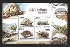Używany, Africa, Burundi Mi. Bl. 165 ** Turtles, Żółw na sprzedaż  PL