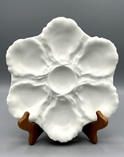 Antiguo plato de ostra de porcelana H&Co. Haviland & Company Limoges Francia, usado segunda mano  Embacar hacia Argentina