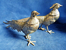 silver plated pheasants for sale  GLOUCESTER