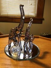 2 mirrored glass stands for sale  Clairton