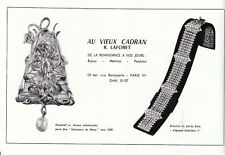 Publicité ancienne bijoux d'occasion  France