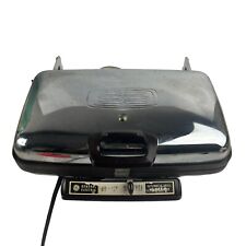 Used, Vintage GE General Electric Grill Waffle Maker Baker A4G44T Non Stick Chrome for sale  Shipping to South Africa