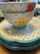 blue dish set for sale  Barboursville