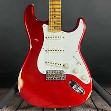 Fender Custom Shop '58 Stratocaster, Reliquia - Descolorido Caramelo Envejecido Rojo Manzana (7 libras 9 oz), usado segunda mano  Embacar hacia Argentina